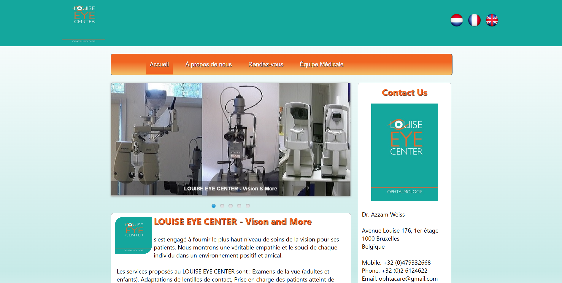 Ancien site Louise Eye Clinic